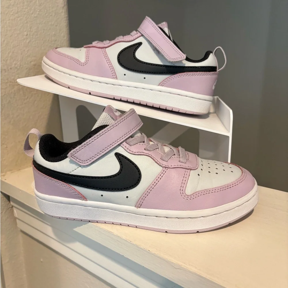 Nike Court Borough Low 2 Sneaker Youth 1Y  Photon Dust BQ5451-005